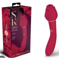 Rosegasm “Twosome” Rechargeable Dual Ended Suction Vibe